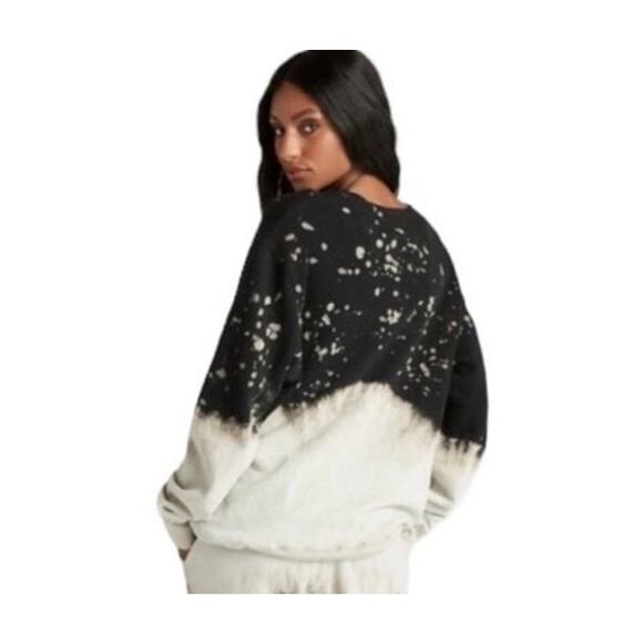 STRUT THIS Mason Oversized Sweatshirt in Midnight Splatter Small NWT - Picture 4 of 9